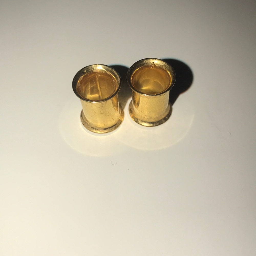 Gold Plated Tunnel Plugs